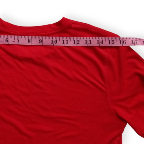ADIDAS YOUTH CLIMALITE ULTIMATE TEE. SIZE XL 18. COLOR RED. - Picture 9 of 14